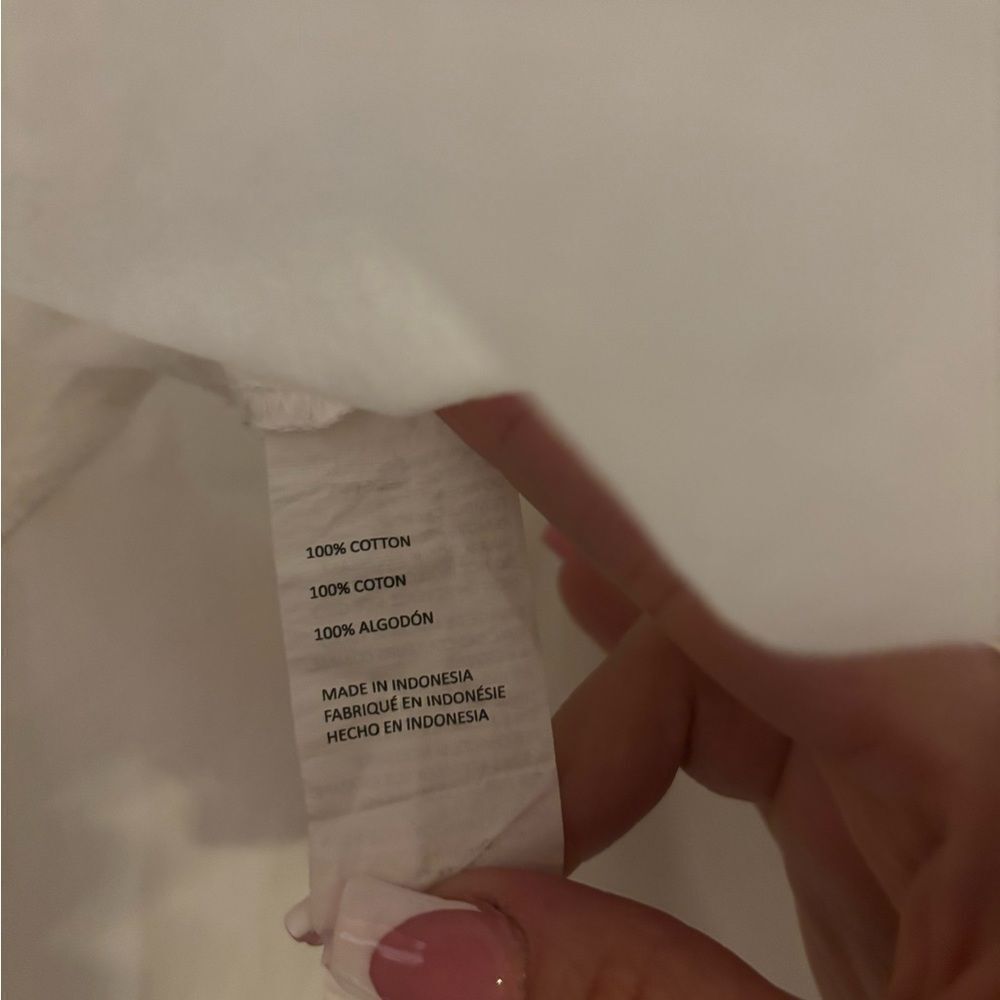 Jason Wu Collection White Button Up Poplin Minima… - image 8